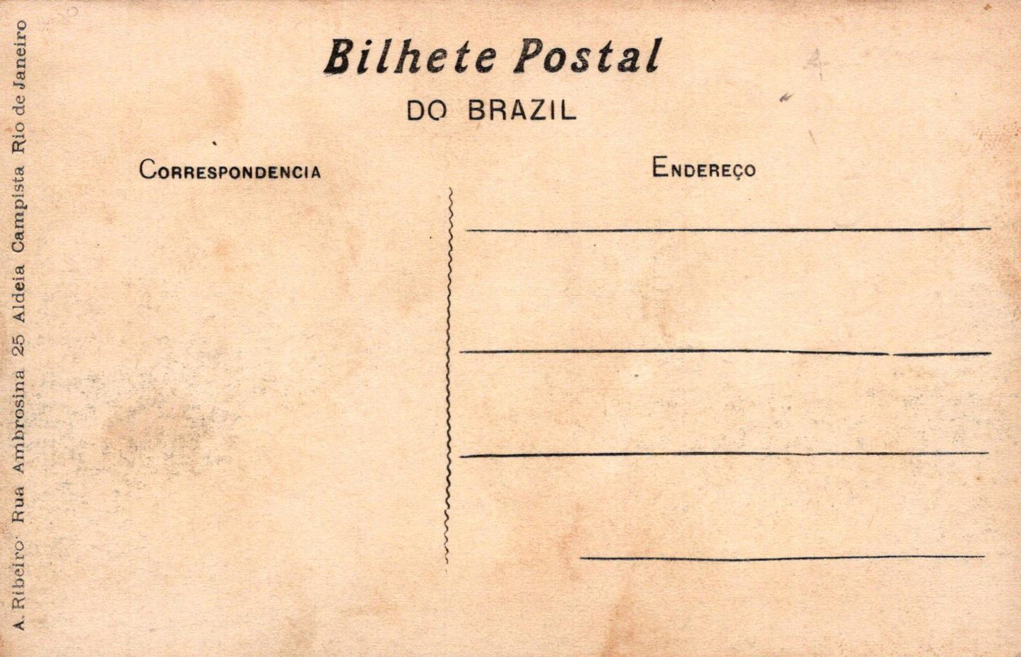 Brazil Postcard - Avenida do Mangue, Rio de Janeiro  VT531