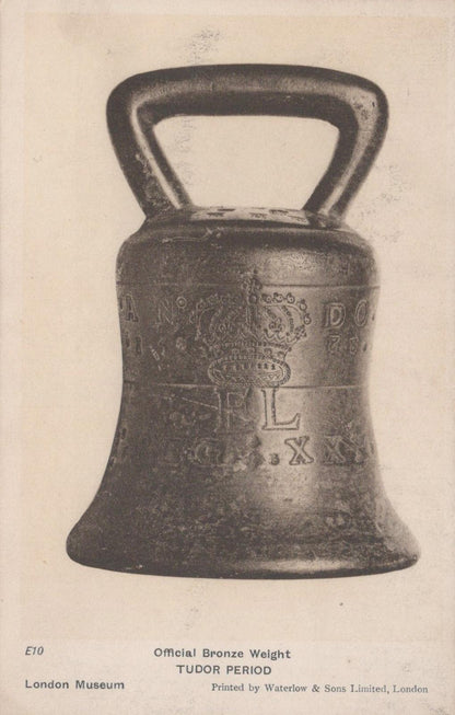 London Museum Postcard - Official Bronze Weight from the Tudor Period VT535