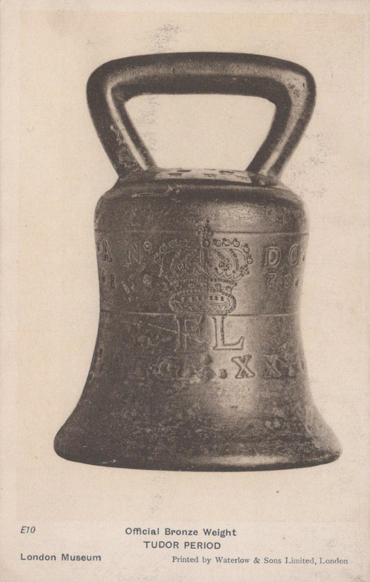 London Museum Postcard - Official Bronze Weight from the Tudor Period VT535