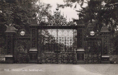 Norfolk Postcard - Norwich Gates, Sandringham  VT538