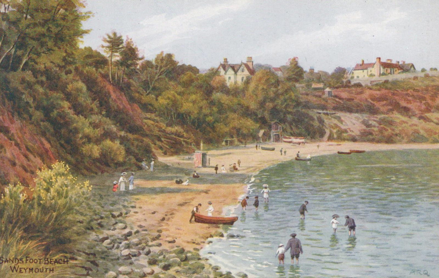 Dorset Postcard - Sands Foot Beach, Weymouth  VT543