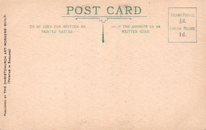 Dorset Postcard - The Old Pier, Swanage, Artist Edward Eyres  VT556