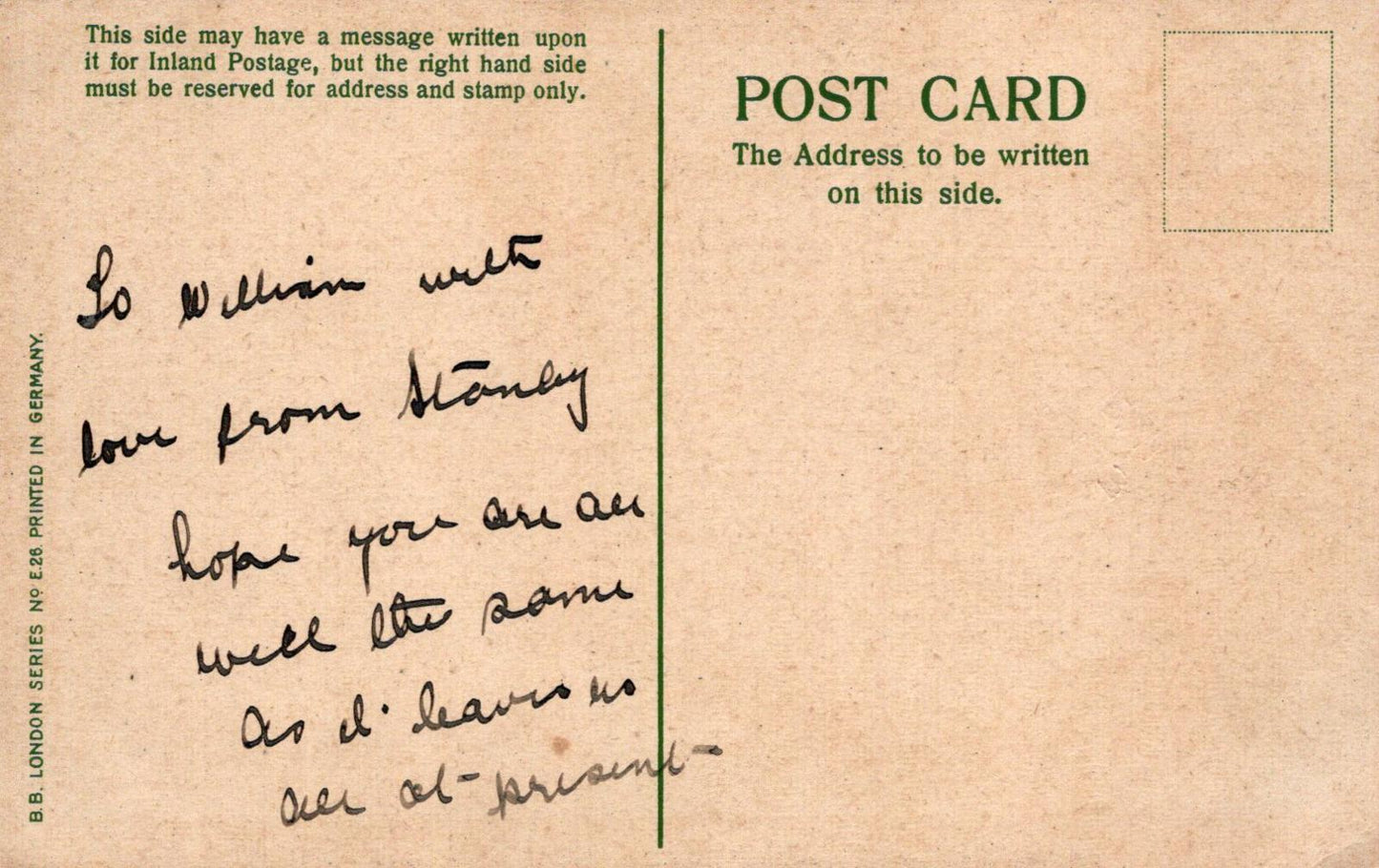 Literature Postcard - Poem, Certificate of The Royal Provident Society  XT559