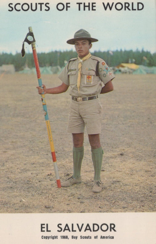 Scouting Postcard - Scouts of The World, El Salvador  SW20753
