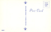 Load image into Gallery viewer, Blank postcard with Boy Scouts of America logo and text on a white background
