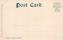 Load image into Gallery viewer, Vintage postcard with text and postage information on a beige background
