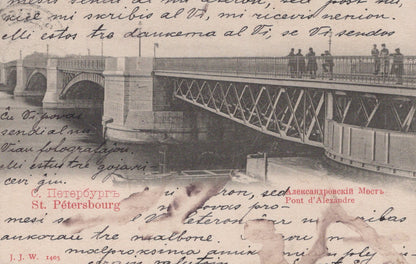 Russia Postcard - St Petersbourg, Pont d'Alexandre  SW20804