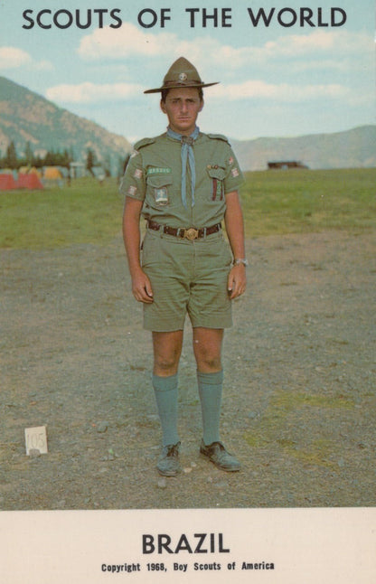 Scouting Postcard - Scouts of The World, Brazil  SW20811