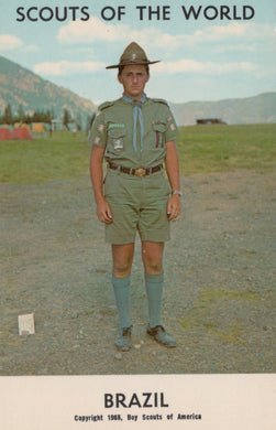 Scouting Postcard - Scouts of The World, Brazil  SW20811
