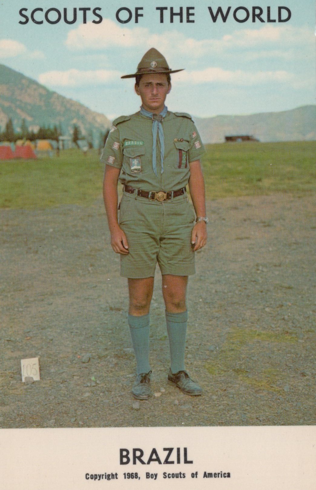 Scouting Postcard - Scouts of The World, Brazil  SW20811