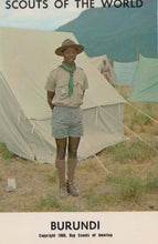 Load image into Gallery viewer, Scouting Postcard - Scouts of The World, Burundi    SW20814
