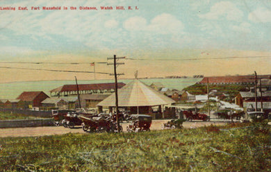America Postcard - Fort Mansfield in The Distance, Watch Hill, Rhode Island  SW20822