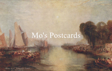 Isle of Wight Postcard - Cowes, Royal Yacht Squadron  SW19186