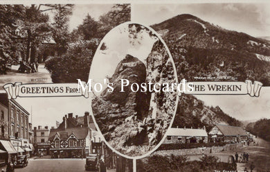 Shropshire Postcard - Greetings From The Wrekin  SW19187