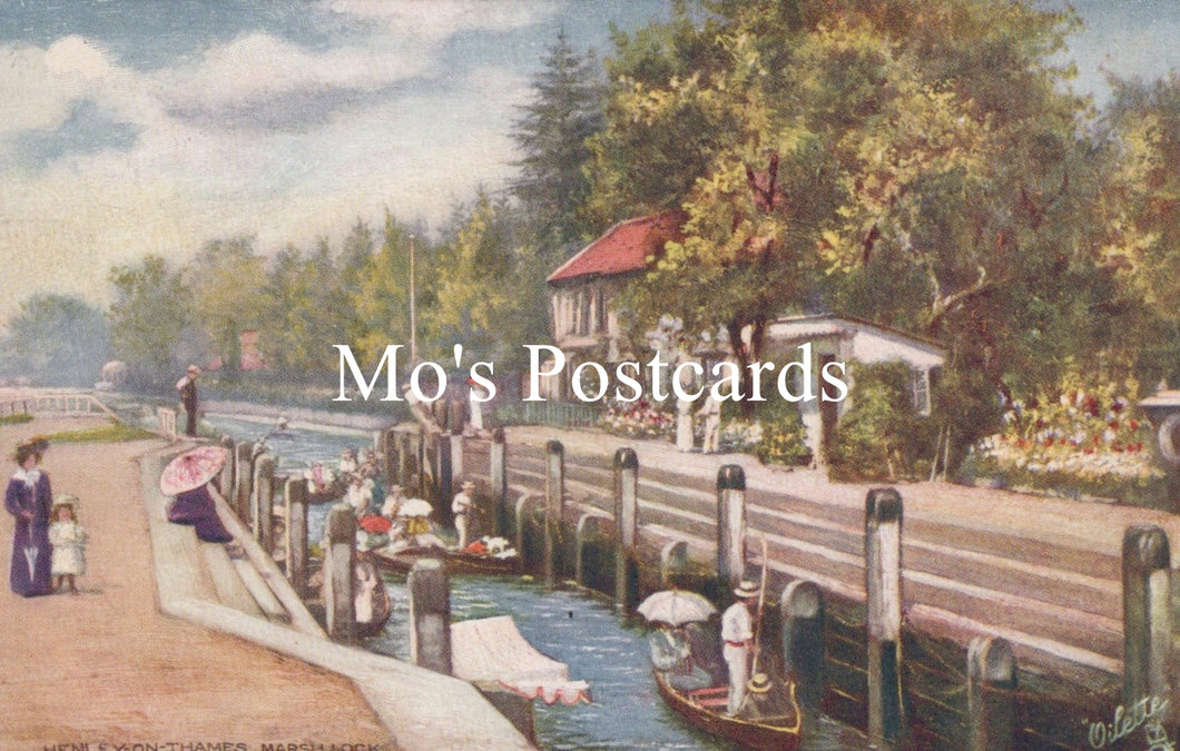 Oxfordshire Postcard - Henley-on-Thames, Marsh Lock SW19183