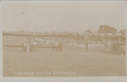 Aviation Postcard - Hendon Flying Grounds, London   XT375