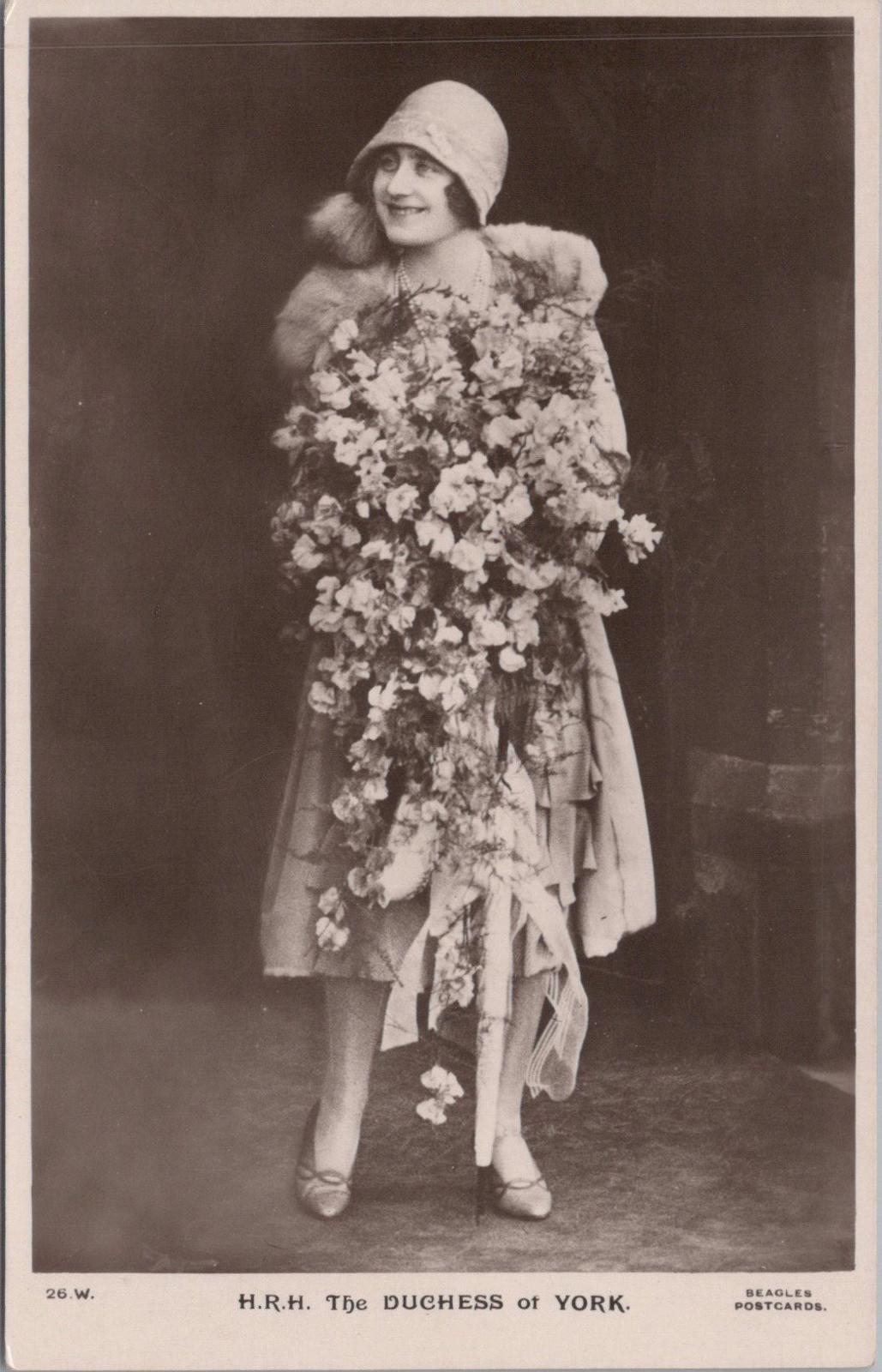 Royalty Postcard - H.R.H. The Duchess of York,  Lady Elizabeth Bowes-Lyon XT379