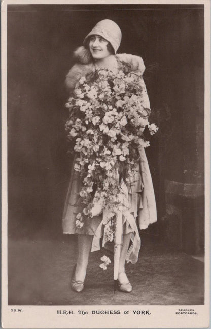 Royalty Postcard - H.R.H. The Duchess of York,  Lady Elizabeth Bowes-Lyon XT379
