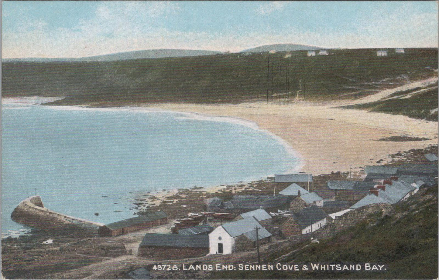 Cornwall Postcard - Lands End, Sennen Cove & Whitsand Bay  XT382
