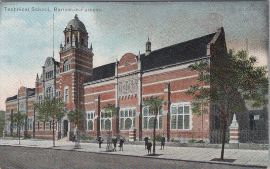 Cumbria Postcard - Technical School, Barrow-in-Furness   XT387
