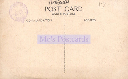 Back of a vintage postcard with 'Mo's Postcards' branding