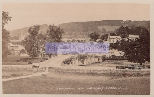 Wales Postcard - Crickhowell From The Bridge SW20138