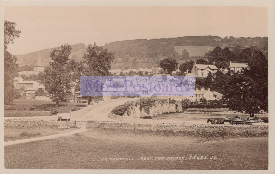 Wales Postcard - Crickhowell From The Bridge SW20138