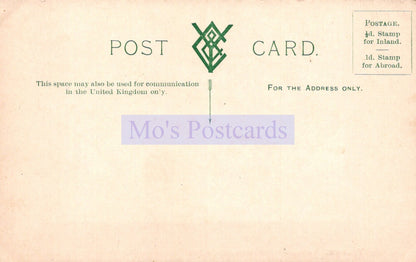 Vintage-style postcard with 'Mo's Postcards' branding on a beige background