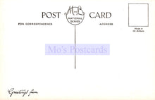 Load image into Gallery viewer, Vintage postcard with &#39;Mo&#39;s Postcards&#39; branding and text on a light background
