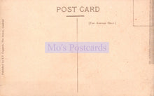 Load image into Gallery viewer, Back of a postcard with &#39;Mo&#39;s Postcards&#39; branding on a beige background
