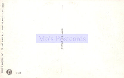 Postcard with 'Mo's Postcards' branding on a light background