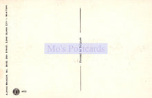 Load image into Gallery viewer, Vintage postcard with &#39;Mo&#39;s Postcards&#39; branding and address details.

