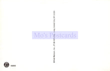 Load image into Gallery viewer, Back of a postcard with &#39;Mo&#39;s Postcards&#39; branding and address information.
