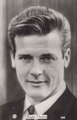 Film Star Postcard / Photo - Sir Roger Moore, British Film & TV Actor   VT288