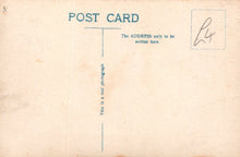 Load image into Gallery viewer, Vintage postcard with text and a signature on a beige background

