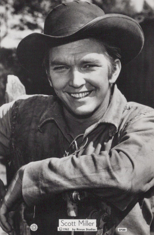 Film Star Postcard / Photo - Scott Miller, American Film & TV Actor  VT299