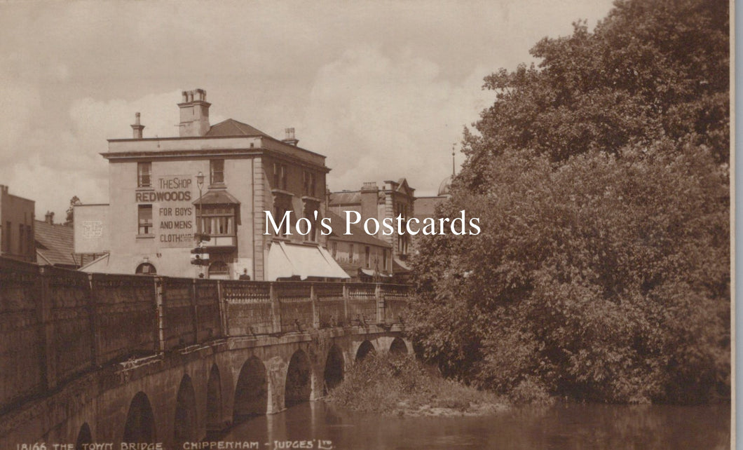 Wiltshire Postcard - The Town Bridge, Chippenham  SW19114