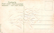 Load image into Gallery viewer, Embossed Flowers Postcard - With The Season&#39;s Greetings SW19117
