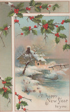 Load image into Gallery viewer, Greetings Postcard - A Happy New Year To You  SW19119
