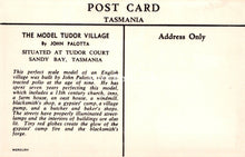 Load image into Gallery viewer, Australia Postcard - The Model Tudor Village, Sandy Bay, Tasmania SW19121
