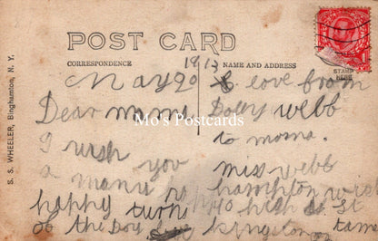 America Postcard - Horse and Buggy, Binghamton, New York Photo SW19122