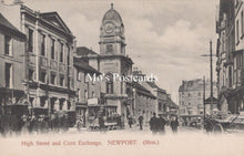 Load image into Gallery viewer, Wales Postcard - Newport High Street and Corn Exchange SW19125
