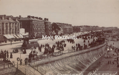 Lancashire Postcard - New Promenade, Blackpool  SW19128