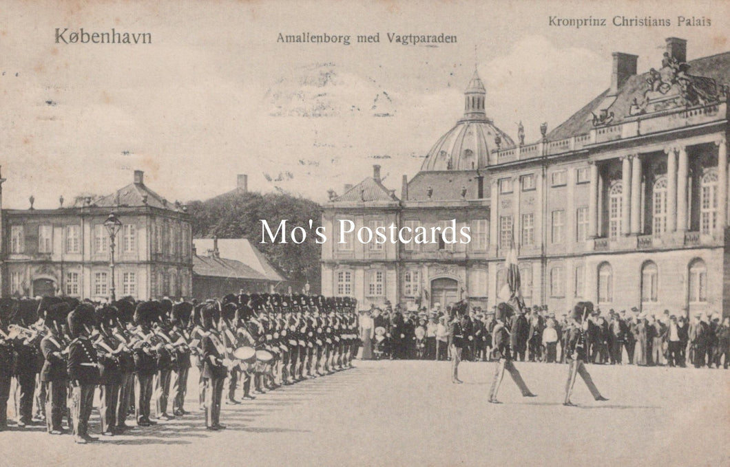 Denmark Postcard - Copenhagen, Amalienborg Med Vagtparaden SW19134