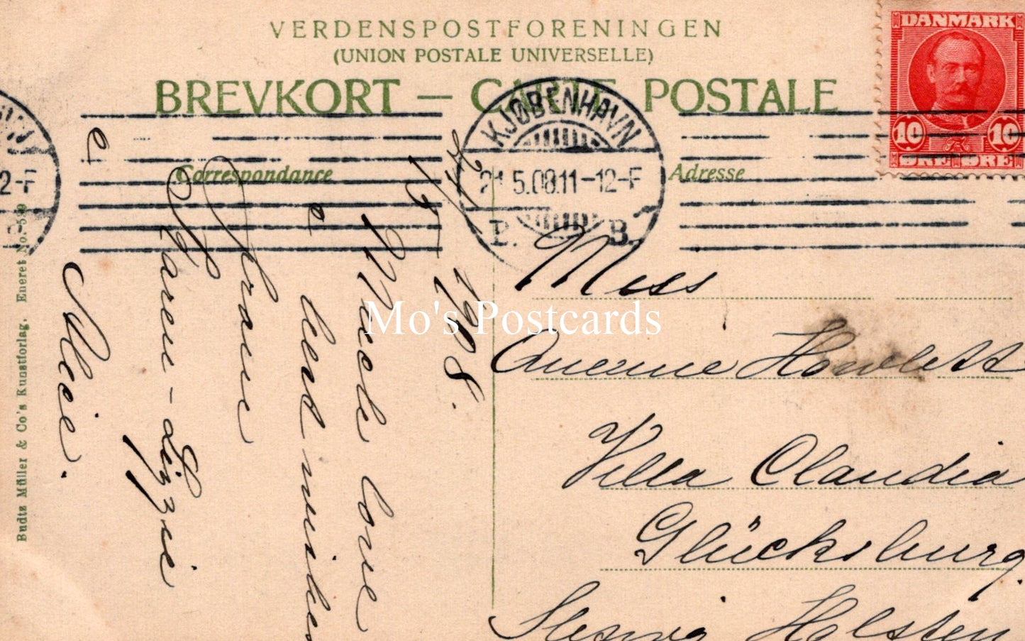 Denmark Postcard - Copenhagen, Amalienborg Med Vagtparaden SW19134