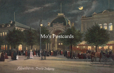 Denmark Postcard - Copenhagen, Tivoli Gardens Entrance SW19135