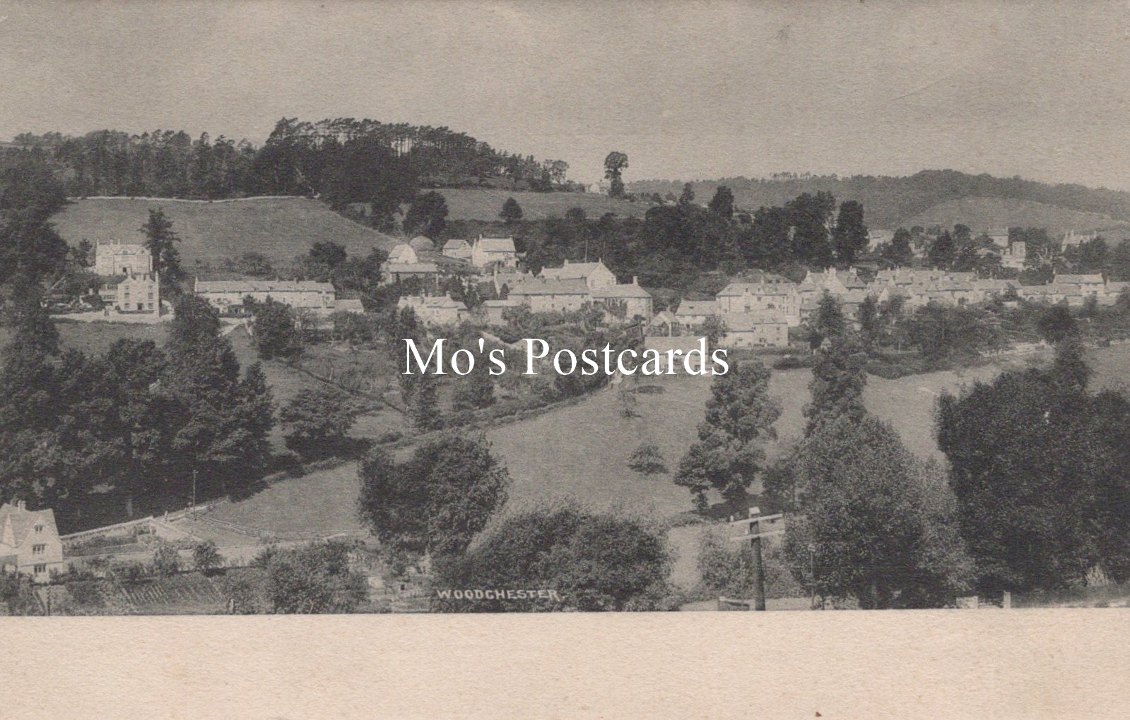 Gloucestershire Postcard - View of Woodchester  SW19140