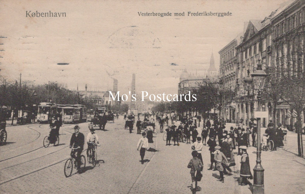 Denmark Postcard - Copenhagen, Vesterbrogade Mod Frederiksberggade  SW19142