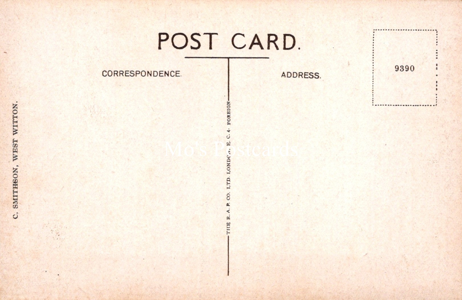 Yorkshire Postcard - West Witton, Wensleydale   SW19161