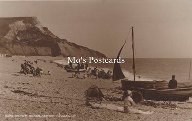 Devon Postcard - The Beach, Seaton   SW19173